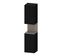 Duravit Duravit Armoire haute Qatego 40x36x176 cm, 2 portes, à droite, basse, avec miroir noir Quantité:1