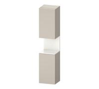 Duravit Duravit Armoire haute Qatego 40x36x176 cm, 2 portes, à gauche, blanc brillant/taupe mat Quantité:1