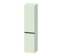 Duravit Sivida Armoire haute, poignée noire diamantée mat, charnières à gauche, 2 portes, 400x374x1440mm, SV1370LBDHH0000, Couleur: Vert pâle mat