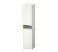 Duravit Duravit Armoire haute Zencha 40x36x176 cm, 2 portes, à gauche, verre blanc/blanc mat Quantité:1