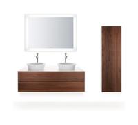 Duravit White Tulip armoire mi-hauteur, largeur 400 x profondeur 360mm, 1 arrêt de porte ouverture basculante à gauche, WT1332L7736