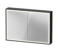 Duravit Duravit Armoire miroir L-Cube 100x70x15,5 cm, graph ma, sans éclairage lavabo Quantité:1