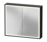 Duravit Duravit Armoire miroir L-Cube 80x70x15,5 cm, graphite mat, porte côté D/G Quantité:1