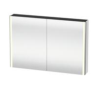 Duravit Duravit Armoire miroir Universal XSquare 120x80x15,5 cm, blanc brillant, 2 portes, LED Quantité:1