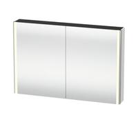 Duravit Duravit Armoire miroir Universal XSquare 120x80x15,5 cm, blanc mat soyeux, 2 portes, LED Quantité:1