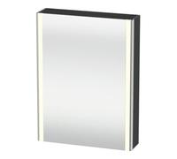 Duravit Duravit Armoire miroir Universal XSquare 60x15,5x80 cm, 1 porte, LED, à droite, gris mat Quantité:1