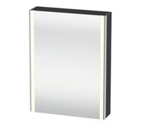 Duravit Duravit Armoire miroir Universal XSquare 60x15,5x80 cm, 1 porte, LED, à gauche, graph ma Quantité:1
