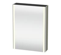 Duravit Duravit Armoire miroir Universal XSquare 60x15,5x80 cm, 1 porte, LED, à gauche, verre mat Quantité:1