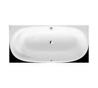 Duravit Duravit Baignoire balnéo Cape Cod 190x90 cm, pré-équipée, 1 côté, blanche, système Air Quantité:1