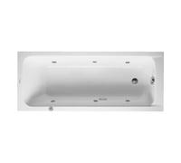 Duravit Duravit Baignoire balnéo D-Code 170x70 cm, version EB, 1 RS, blanche, J Proj. Quantité:1