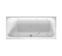 Duravit Duravit Baignoire balnéo Happy D.2 160x70 cm, Jet, version EB, 1 RS gauche, blanc Quantité:1
