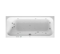 Duravit Duravit Baignoire balnéo Happy D.2 170x70 cm, Combi E, version EB, 1 RS gauche, blanche Quantité:1