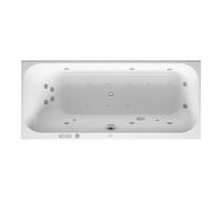 Duravit Duravit Baignoire balnéo Happy D.2 170x75 cm, Combi E, EB-Vers, 1 RS gauche, blanche Quantité:1
