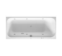 Duravit Duravit Baignoire balnéo Happy D.2 170x75 cm, Jet, version EB, 1 RS droite, blanc Quantité:1