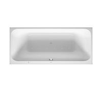 Duravit Duravit Baignoire balnéo Happy D.2 180x80 cm, Air-Sys, version EB, 2 jets, blanc Quantité:1