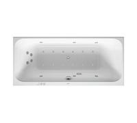 Duravit Duravit Baignoire balnéo Happy D.2 180x80 cm, Combi P, version EB, 2 RS, blanche Quantité:1