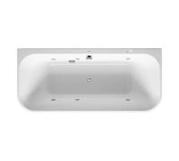 Duravit Duravit Baignoire balnéo Happy D.2 180x80 cm, pré-installée, 2 jets, blanche, système Jet Quantité:1