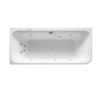 Duravit Duravit Baignoire balnéo Happy D.2 180x80cm, angle gauche, 2 jets, blanc, Combi-Sys P Quantité:1