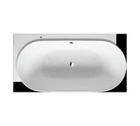 Duravit Duravit Baignoire Balnéo Luv 185x95 cm, angle gauche, 2 jets, blanc, système Air Quantité:1
