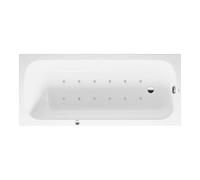 Duravit Duravit Baignoire balnéo Qatego 180x80 cm, Air-Sys, version EB, 1 RS, blanche Quantité:1