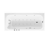 Duravit Duravit Baignoire balnéo Qatego 180x80 cm, Combi P, version EB, 1 RS, blanc Quantité:1