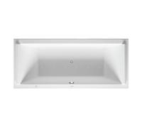 Duravit Duravit Baignoire balnéo Starck 180x80 cm, Air-Sys, version EB, 2 RS, blanche Quantité:1