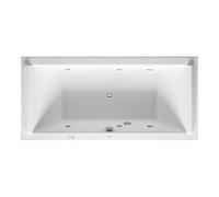 Duravit Duravit Baignoire balnéo Starck 180x80 cm, Jet-Sys, version EB, 2 RS, blanche Quantité:1