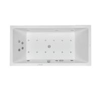 Duravit Duravit Baignoire balnéo Starck 180x90 cm, EB-Vers, 2 RS, blanc, Combi-Sys P Quantité:1