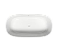 Duravit Duravit Baignoire balnéo Zencha 180x90 cm, 2 jets, autoportante, blanche Quantité:1