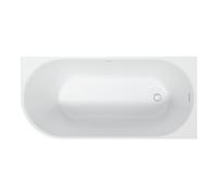 Duravit Duravit Baignoire ovale DuraSenja 150x75x58,5 cm, blanche, angle droite, RS 2, avec FG+AÜL Quantité:1