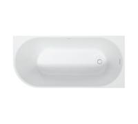 Duravit Duravit Baignoire ovale DuraSenja 170x80x58,5 cm, blanche, angle droit, RS 2, avec FG+AÜL Quantité:1