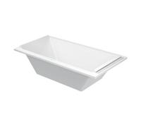 Duravit Duravit Baignoire rectangulaire Starck 180x90x46 cm, EB-Vers., 2 RS, avec MA, blanc Quantité:1