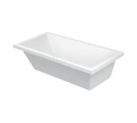 Duravit Duravit Baignoire rectangulaire Starck 180x90x46cm, version EB, 1 RS, avec trop-plein, blanche Quantité:1