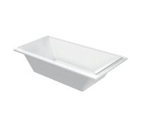 Duravit Duravit Baignoire rectangulaire Starck 200x100x46cm, EB-Vers., 2 RS, m MA, blanche Quantité:1