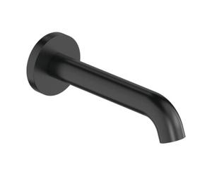 Duravit Duravit C.1 Entrée de baignoire 205 mm, rosace ronde, montage mural, noir mat Quantité:1