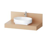 Duravit Duravit Console Balcoon 100x55x37 cm, 1 AS, Bec milieu, Terra ma Quantité:1