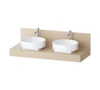 Duravit Duravit Console Balcoon 130x55x37 cm, 2 A., double, beige sable Quantité:1