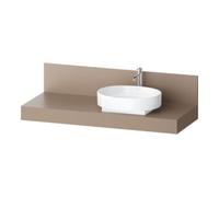 Duravit Duravit Console Balcoon 140x55x37 cm, 1 découpe, cuve droite, modifiable Quantité:1