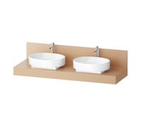 Duravit Duravit Console Balcoon 160x55x37 cm, 2 tiroirs, Be beids., Terra ma Quantité:1