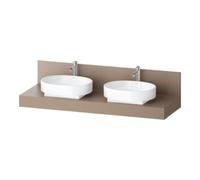 Duravit Duravit Console Balcoon 160x55x37 cm, 2 tiroirs, évier double, montage encastré Quantité:1