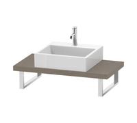 Duravit Duravit Console Compact L-Cube 80-200x48cm, 1 découpe, ép. 4,5cm, blanc Quantité:1