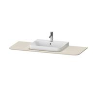 Duravit Duravit Console de lavabo Happy D.2 Plus 130x55 cm, 1 trou, baignoire, taupe mat Quantité:1