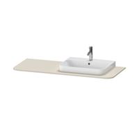 Duravit Duravit Console de lavabo Happy D.2 Plus 130x55 cm, 1 trou, robinetterie droite, Tau mat Quantité:1