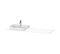 Duravit Duravit Console de lavabo Happy D.2 Plus 160x55 cm, 1 découpe, cuvette gauche, blanc mat Quantité:1