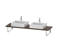 Duravit Duravit Console DuraStyle 80-200x48cm, 2 tiroirs, ép. 3cm, noyer foncé Quantité:1