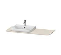 Duravit Duravit Console lavabo Happy D.2 Plus 130x55 cm, 1 trou, robinet gauche, taupe mat Quantité:1