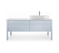 Duravit Duravit Console lavabo Luv 178,3x59,5x2 cm, quartz, 1 AS, R, blanc satiné Quantité:1