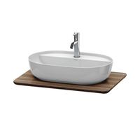 Duravit Duravit Console lavabo Luv 68,8x47,5x2,5 cm, bois, avec 1 trou, noyer Quantité:1