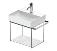 Duravit Duravit Console métallique DuraSquare 56,5x38 cm, murale, chrome Quantité:1
