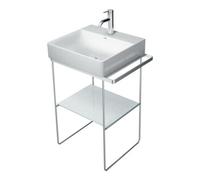 Duravit Duravit Console métallique DuraSquare 56,5x45 cm, sur pied, chrome Quantité:1
